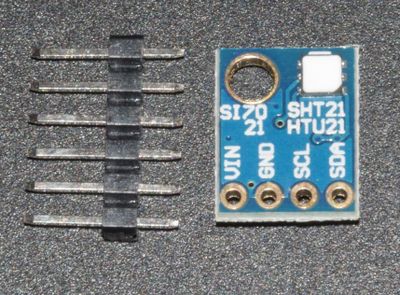Si7021 temperature-humidity sensor + extras