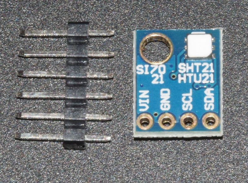 Si7021 temperature-humidity sensor + extras