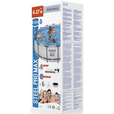 Steel Pro Max Pool 4.57 x 1.22m ClickConnect