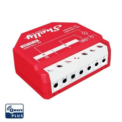 Wave 1 PM - Inbyggnadsrelä med Z-Wave & Energimätning
