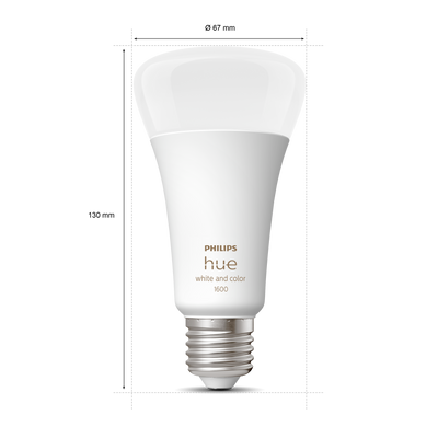 Hue White and Color Ambiance 13.5 W A67 E27