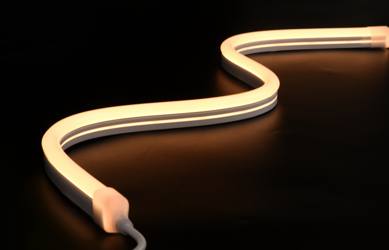 LED-list poolbelysning - statisk vit - 3000K - IP68 - SideView