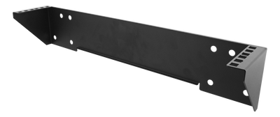 DELTACO 19" Vertikalt väggfäste, 2U, max 60kg, stålkonstruktion, svart