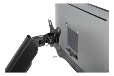 DELTACO Office, Dual wall, gas spring, 17"-32", 2-9kg, 75x75-100x100