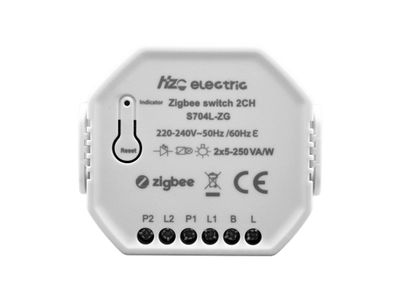 Inbyggnadsrelä - 2 kanaler - 2*250W