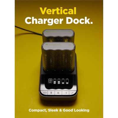 ReCyko 2st M451 Laddare USB docka D851 + 8xAA