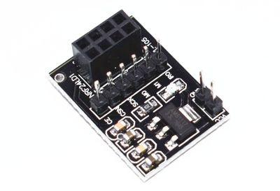 Adaptador Socket/Voltaje para NRF24L01 de 8 pines.