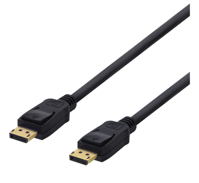 DisplayPort kabel, 5m, 4K UHD, DP 1.2, svart