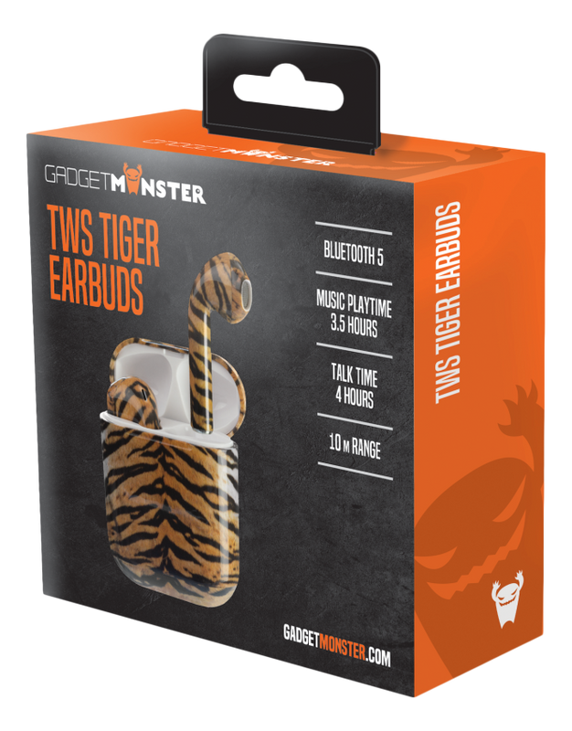 Hörlurar TWS Earbuds, tiger