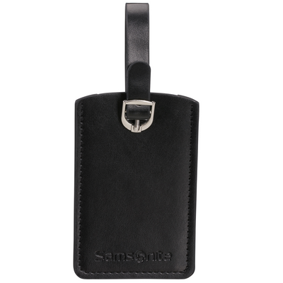 Luggage tag x 2 Black