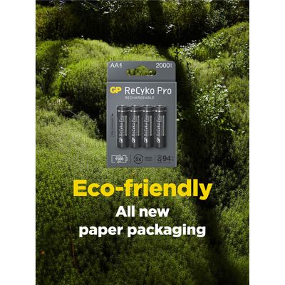 ReCyko Pro AA-batterier 2100mAh 4-pack