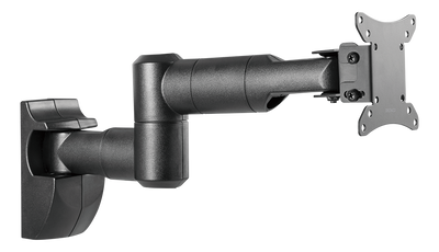 DELTACO OFFICE Full-motion wall mount, invisible cable management, 13-32", VESA, black.