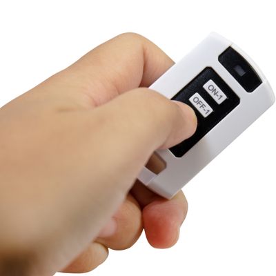 Grenuttag 5-vägs med fjärr 433 MHz 1,5m Vit