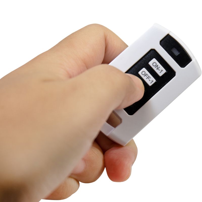 Grenuttag 5-vägs med fjärr 433 MHz 1,5m Vit