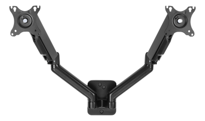 DELTACO Office, Dual wall, gas spring, 17"-32", 2-9kg, 75x75-100x100