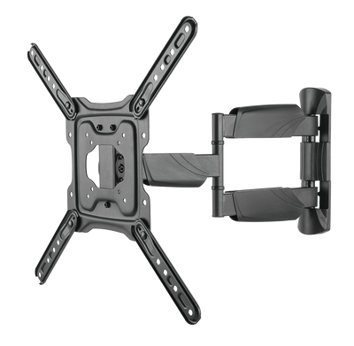 DELTACO Office, full-motion 3-way wall, 23"-55", 35kg, 75x75-400-400