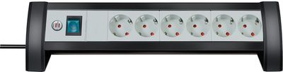 Premium Office Line, grenuttag, 6xCEE 7/4, 1xCEE 7/7, 3m kabel