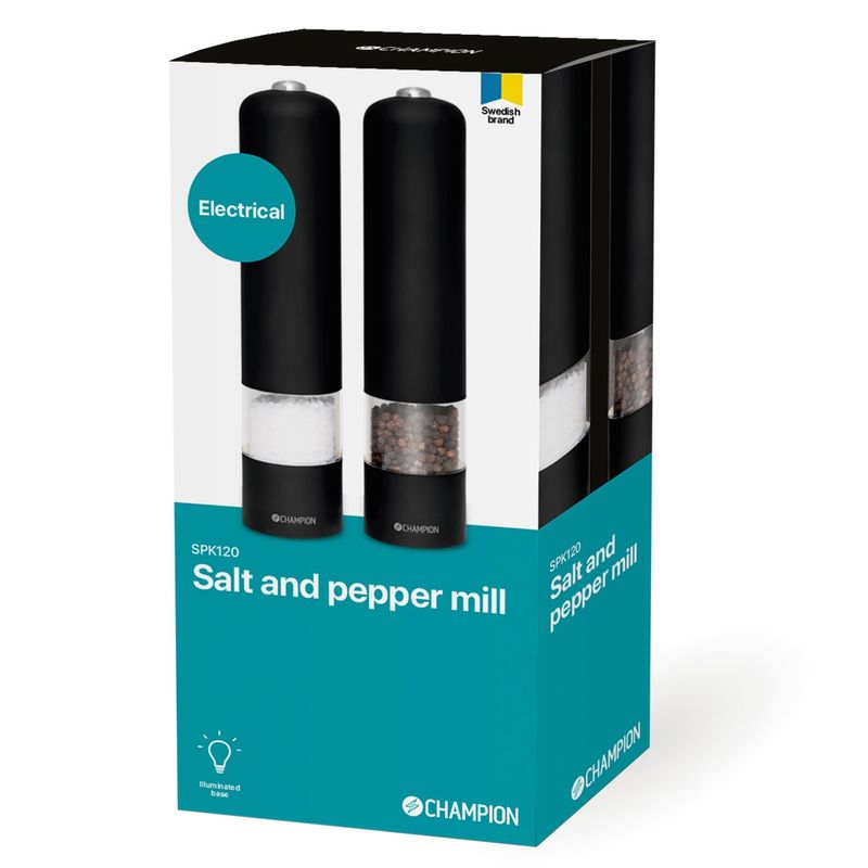 Salt and Pepper Grinder Matt Black