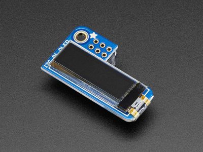 Adafruit PiOLED - 128x32 Monochrome OLED Add-on for Raspberry Pi