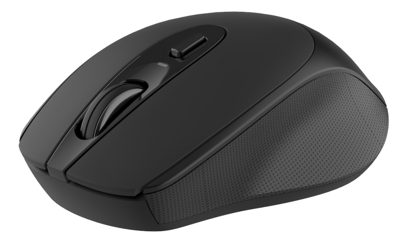 DELTACO Wireless office silent mouse, USB receiver, rubber coated