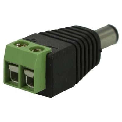 Adapter Battery Eliminator Contact to Screw Terminal - Male