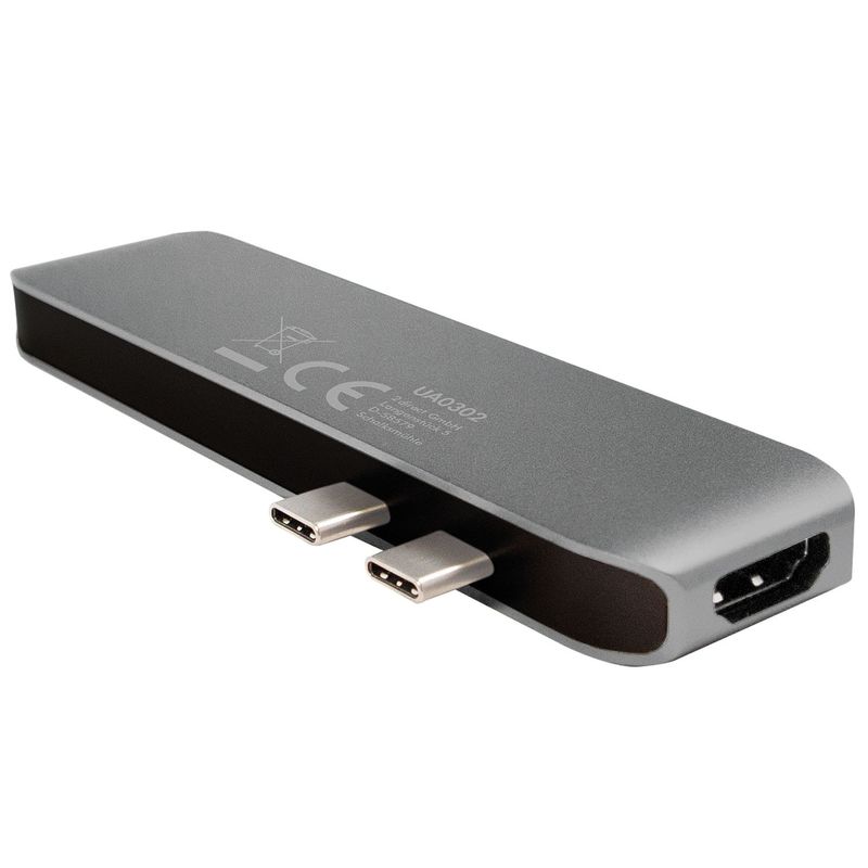 Dual USB-C 7-in1 Hub PD 100W