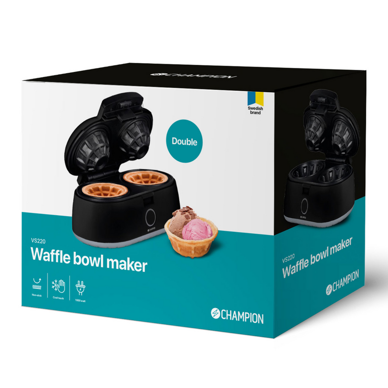Waffle Bowl Iron Double