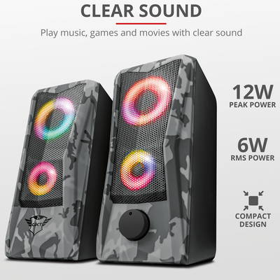 GXT 606 Javv RGB 2.0 Gaming Speakers