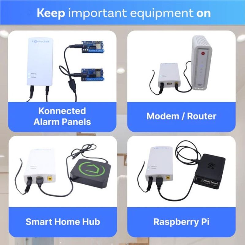 Backup Batteri - Konnected