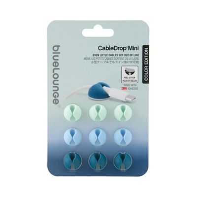 Bluelounge CableDrop Mini Ombre - 9-pack