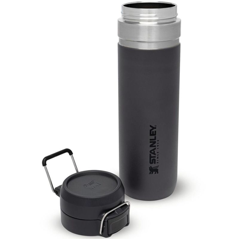 The Quick Flip Water Bottle 0.7L Charcoal