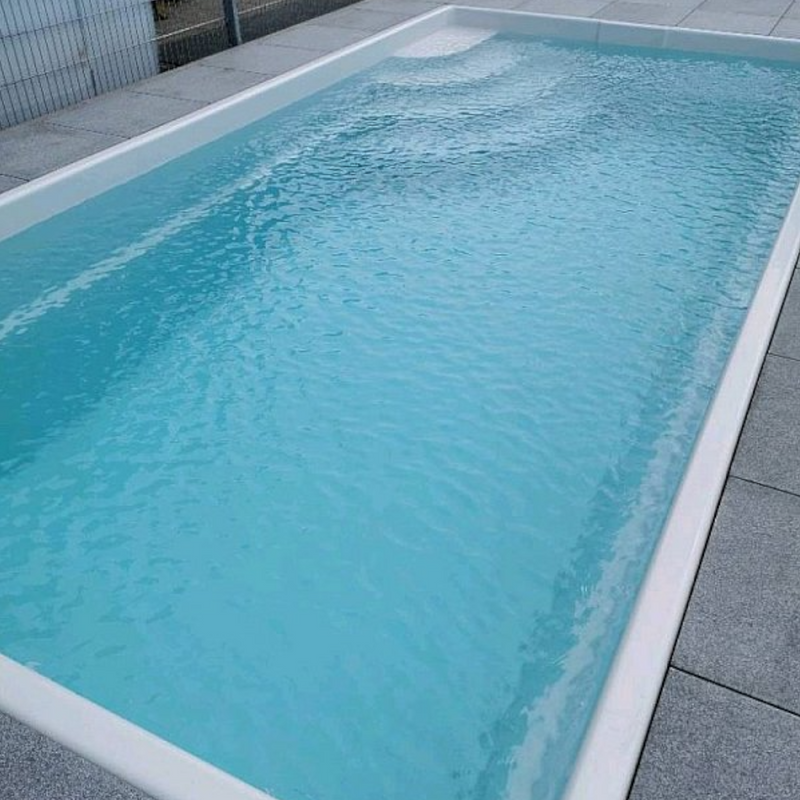 Poolpaket Glasfiberpool - 6x3m - Utö - Med smart styrning