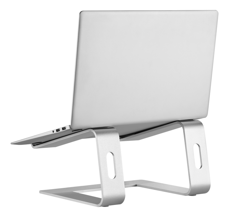DELTACO Office, High-rise laptop riser, 5kg, aluminum.