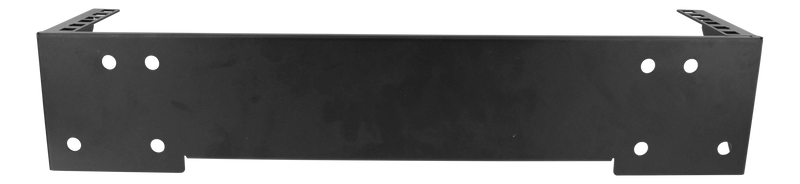 DELTACO 19" Vertikalt väggfäste, 2U, max 60kg, stålkonstruktion, svart