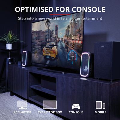 GXT 635 Rumax 2.1 RGB Speaker set 80W