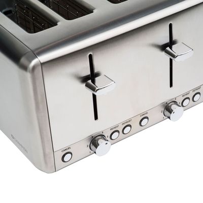 Toaster 4 slices Stainless Steel