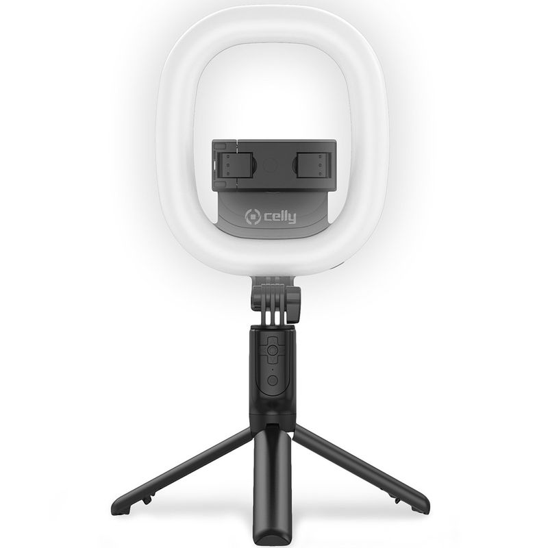 CLICKRINGBT Ringlampa med Tripod/Selfiestick
