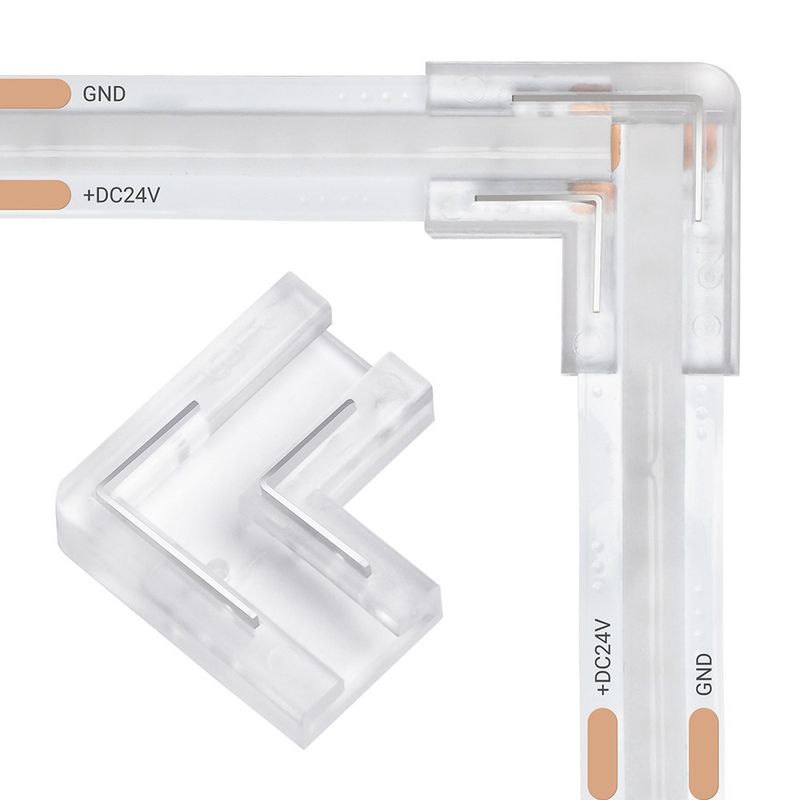 LED-skarv vinkel 8/10mm - Osynlig - COB - IP20