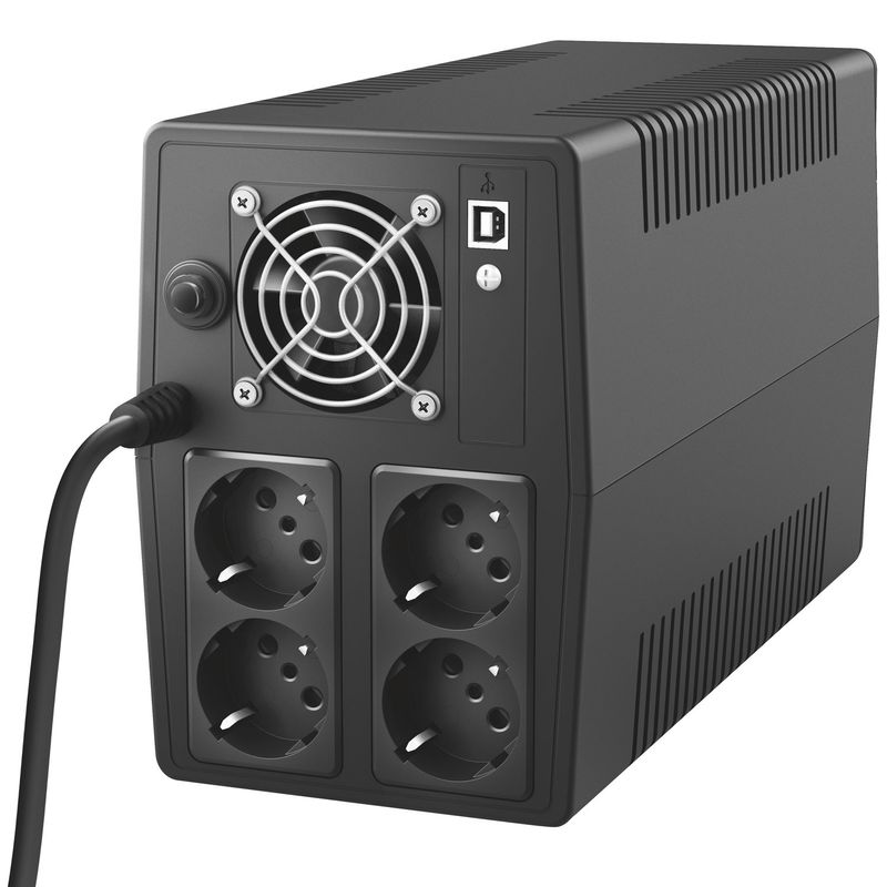 Paxxon 1500VA UPS 4st uttag Schuko