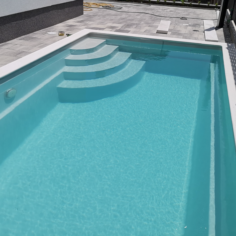 Poolpaket Glasfiberpool - 5x3m - Utö