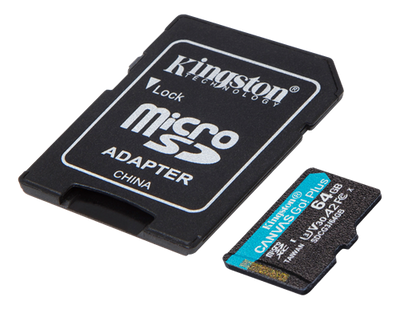 Kingston microSDXC - 64GB - High Endurance - UHS-I U3 - Class 10 A2
