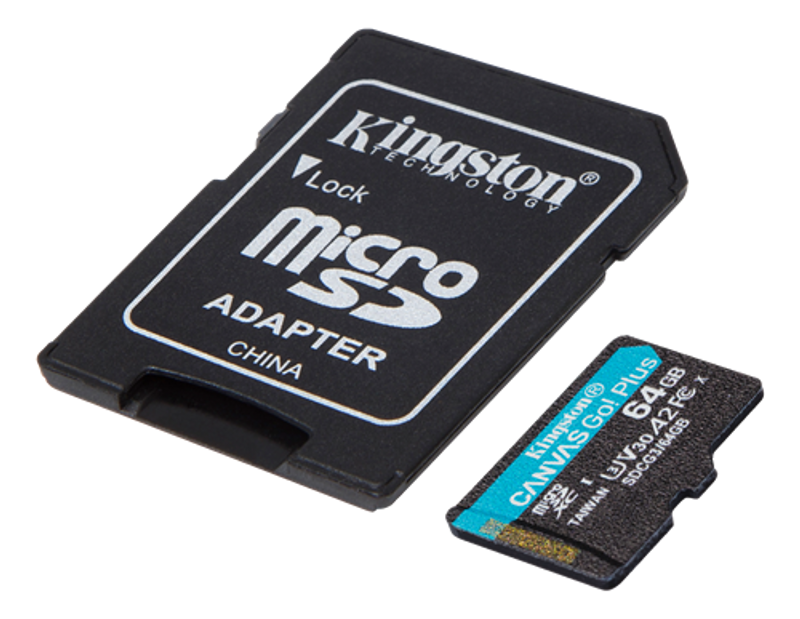 Kingston microSDXC - 64GB - High Endurance - UHS-I U3 - Class 10 A2