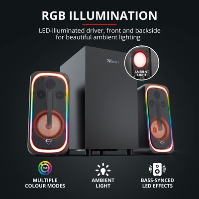 GXT 635 Rumax 2.1 RGB Speaker set 80W