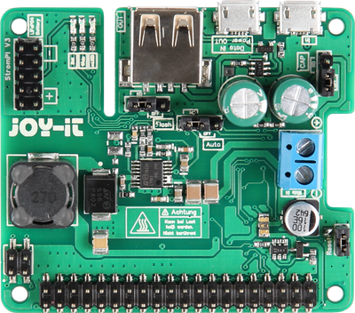 StromPi3 - Wide input 6-61V Raspberry Pi HAT
