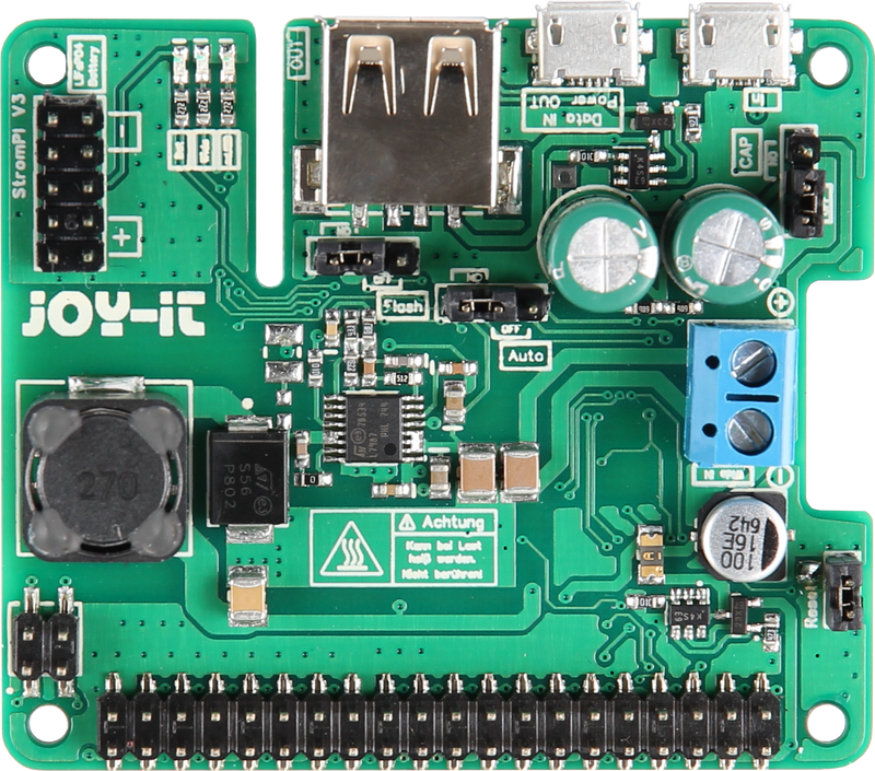 StromPi3 - Wide input 6-61V Raspberry Pi HAT