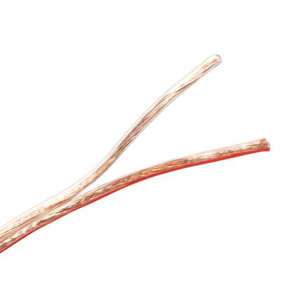 Högtalarkabel 2x1,5 100m Transparent