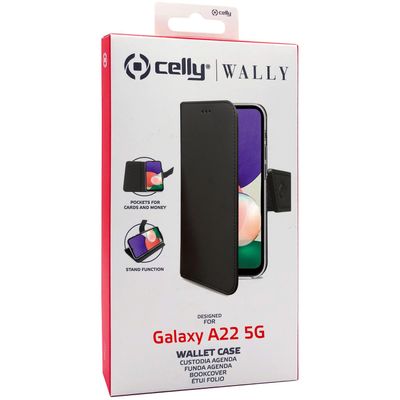 Wallet Case Galaxy A22 5G Black