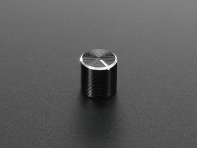 Slim Metal Potentiometer Knob - 10mm Diameter x 10mm - T18