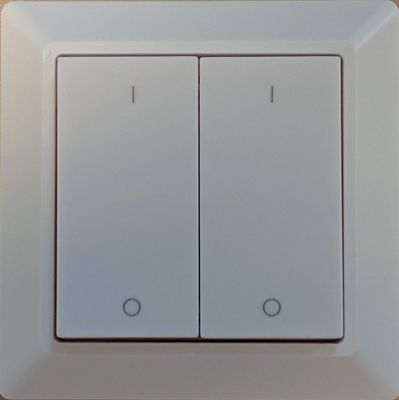 Fjärrströmbrytare, dubbelknapp med 4 funktioner - Zigbee