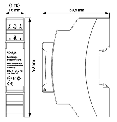 Power switch S2-R